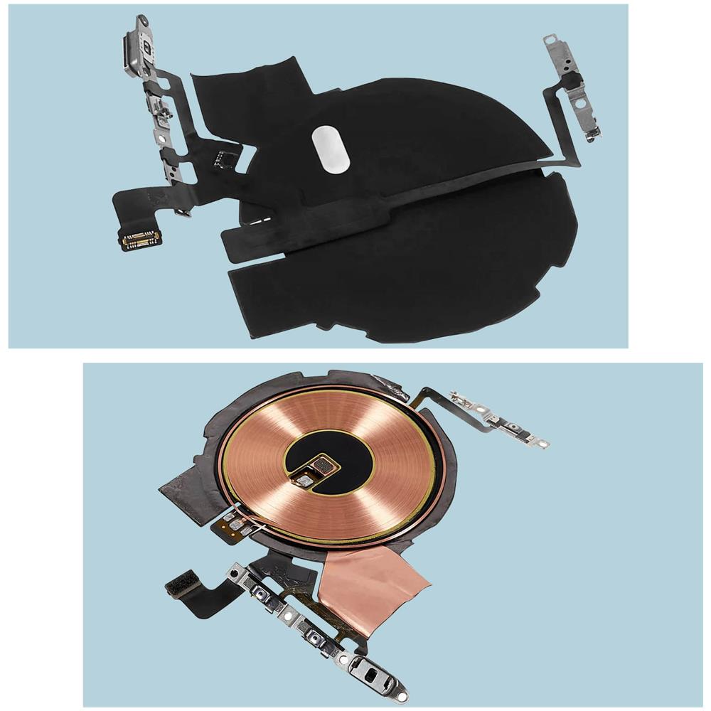 Connettore Di Ricarica Qi Per Iphone 14 Pro Con Sensore Nfc + Tasti Compatibile - Foto 2