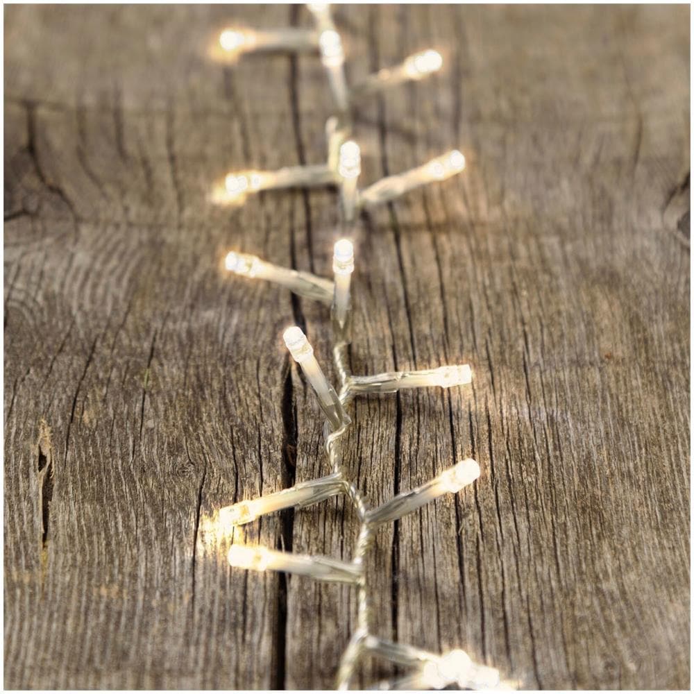 Minicluster Ø6cm Xntl 1500 Led Bianco Caldo 4+30,5m Luci Di Natale - Foto 5