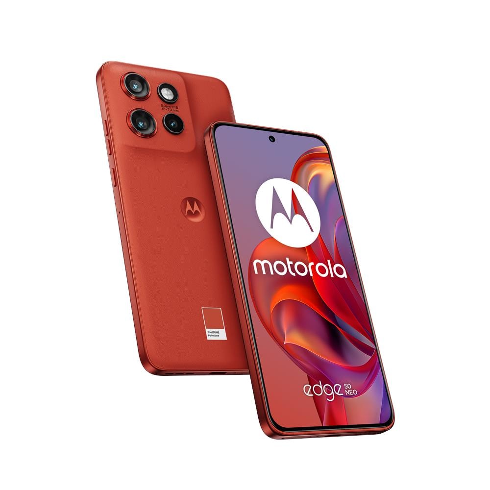 Moto Edge 50 Neo 5G 512GB 12GB Ram Display 6.36? FHD+ Main Camera 50MP NanoSIM+eSIM Android 14 Dimensity 7300 4310mAh Pantone Poinciana - Foto 1