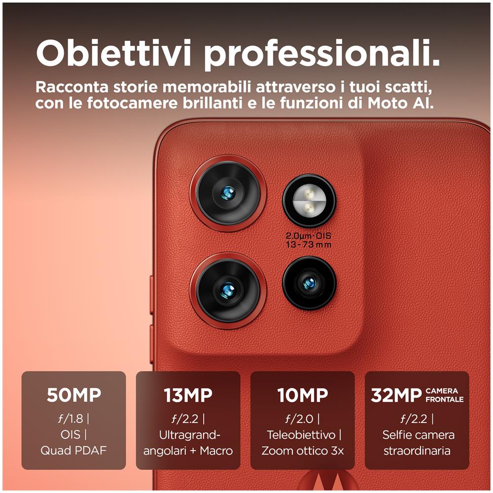 Moto Edge 50 Neo 5G 512GB 12GB Ram Display 6.36? FHD+ Main Camera 50MP NanoSIM+eSIM Android 14 Dimensity 7300 4310mAh Pantone Poinciana - Foto 15