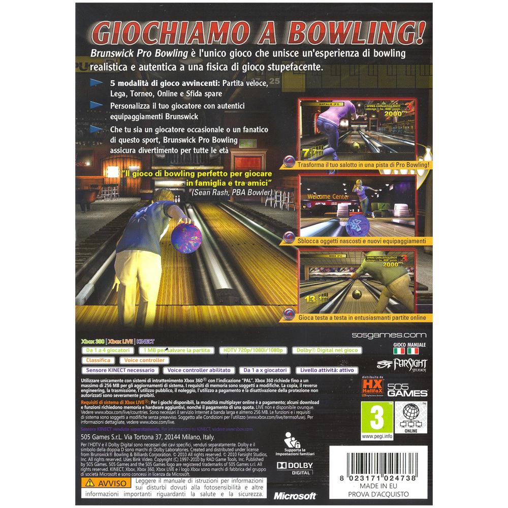 X360 - Brunswick Pro Bowling (Software per KINECT)  - Foto 3