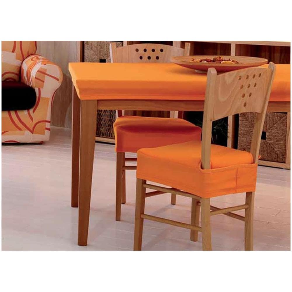 Coppia Coprisedia Copriseggiola Genius In Tinta Unita Sedia Blu 1002 - Foto 2