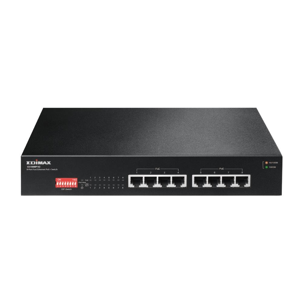 Switch GS-1008P V2 8 Porte Gigabit Ethernet PoE - Foto 1