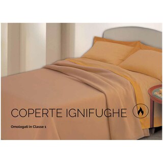 COPERTA IN LANA INVERNALE KASHMIR MERINO MATRIMONIALE 2 PIAZZE PANNA | Leroy Merlin