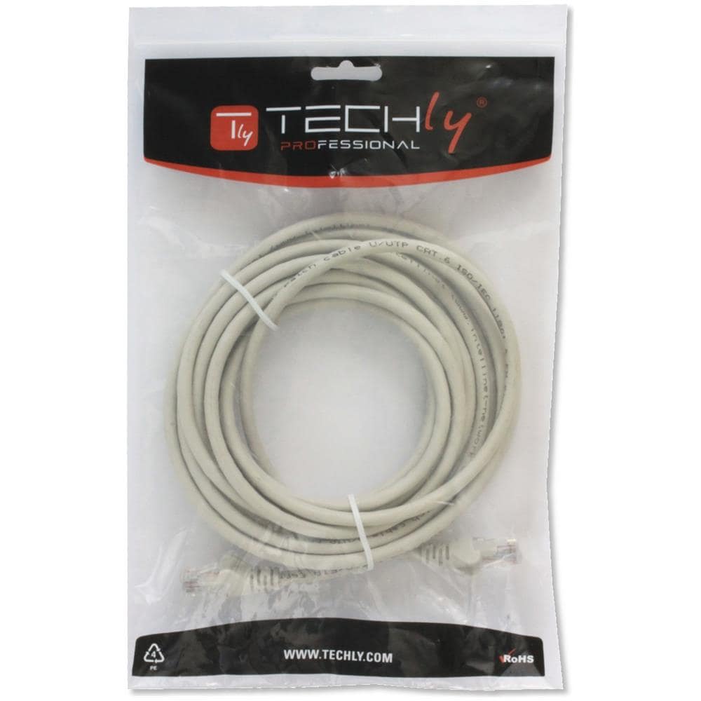 ICOC U6-6U-300T - Cavo di Rete Patch in Rame Cat. 6 Grigio UTP 30m - Foto 2