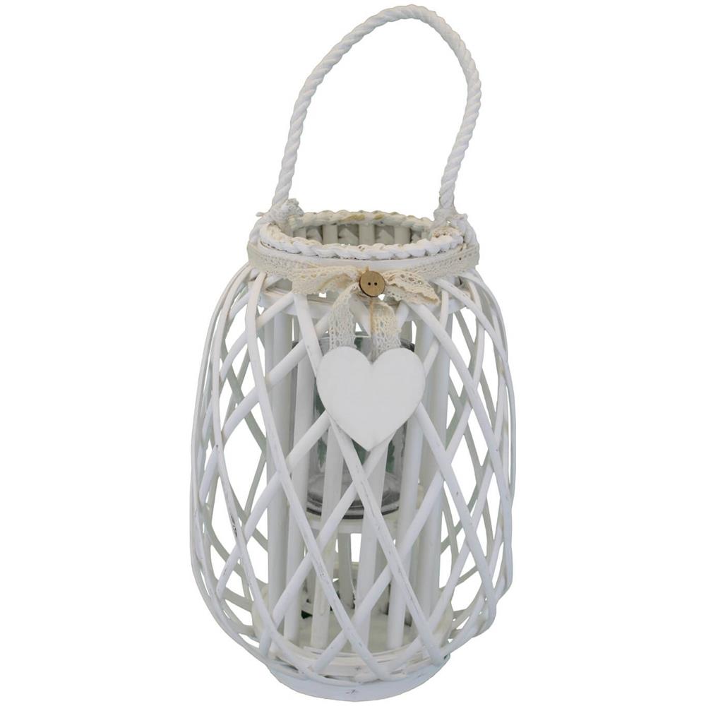 Geneviève - Lanterna In Vimini Ø 30 X 56 - Foto 1