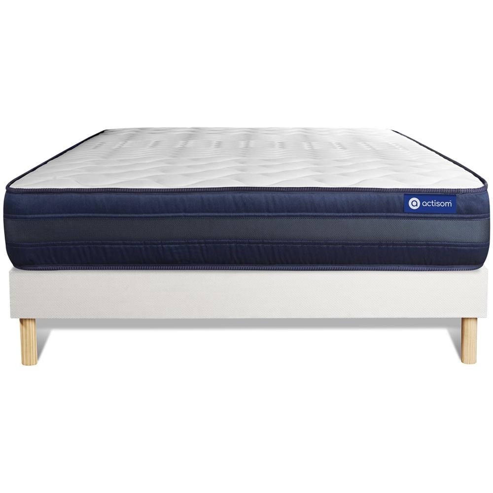 Kit Rete E Materasso Matrimoniale Actilatex Tech 150x190cm - Spessore : 24cm - Lattice E Memory Foam- Molto Rigido - Foto 1