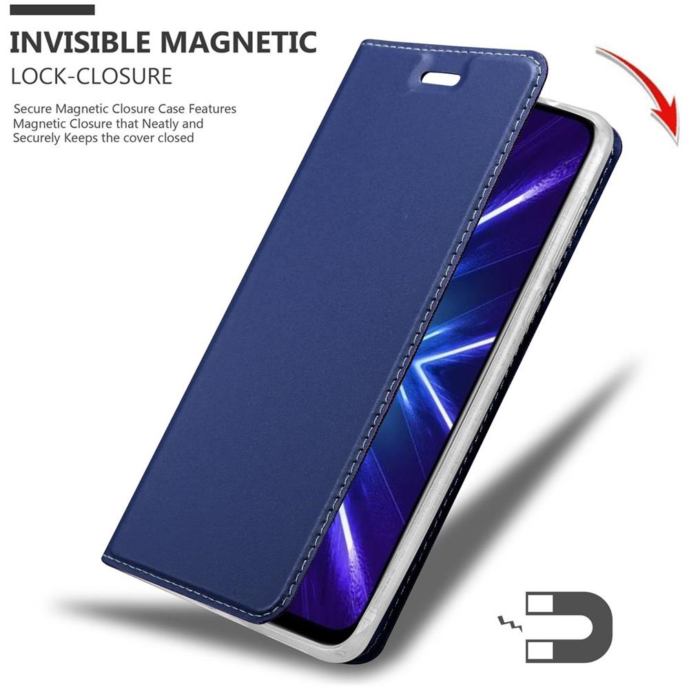Custodia Compatibile Con Honor 9x In Classy Blu Scuro - Coperchio Protettiva Con Chiusura Magnetica, Funzione Stand E Tasca Per Le Carte - Foto 8