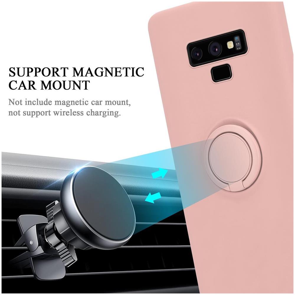 Cadorabo Custodia Compatibile Con Samsung Galaxy Note 9 In Liquid Rosa - Coperchio Protettivo In Silicone Tpu Flessibile Con Anello - Foto 8