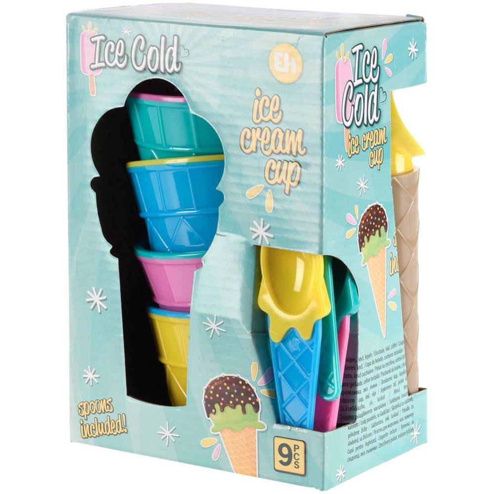 Set Da Portata Gelato Per 4 Persone, Colorato - Foto 2