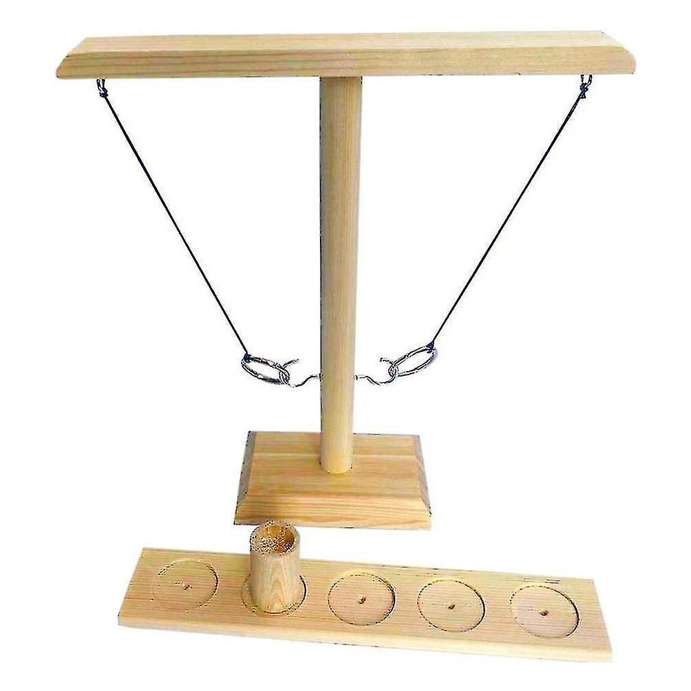Gioco di lancio degli anelli, gioco ad anello e gancio, giochi da patio, gioco di lancio ad anello per adulti, giochi per adulti, giochi interattivi in legno fatti a mano per bar
