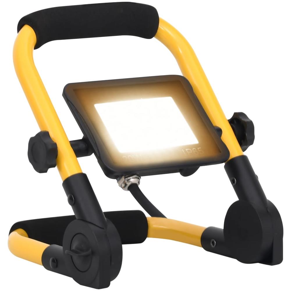 Faretto A Led Con Maniglia 20 W Bianco Caldo - Foto 1