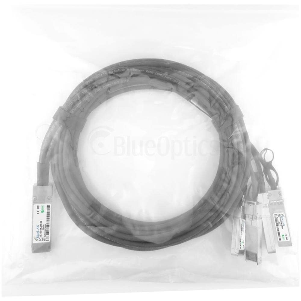 QSFP-4SFP10G-CU5M-HU-BL cavo InfiniBand e in fibra ottica 5 m 4xSFP+ Nero, Argento - Foto 9