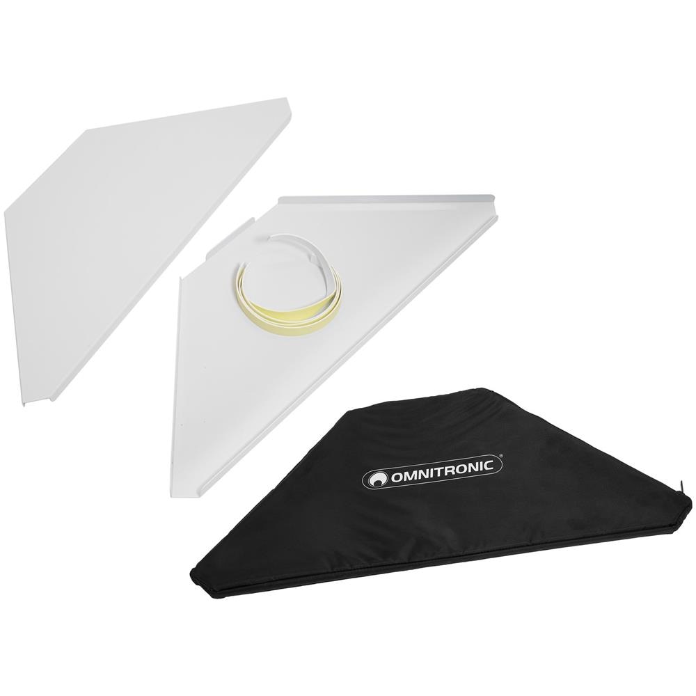 Corner Plates Incl. Bag For Mobile Dj Stand Wh - Foto 1