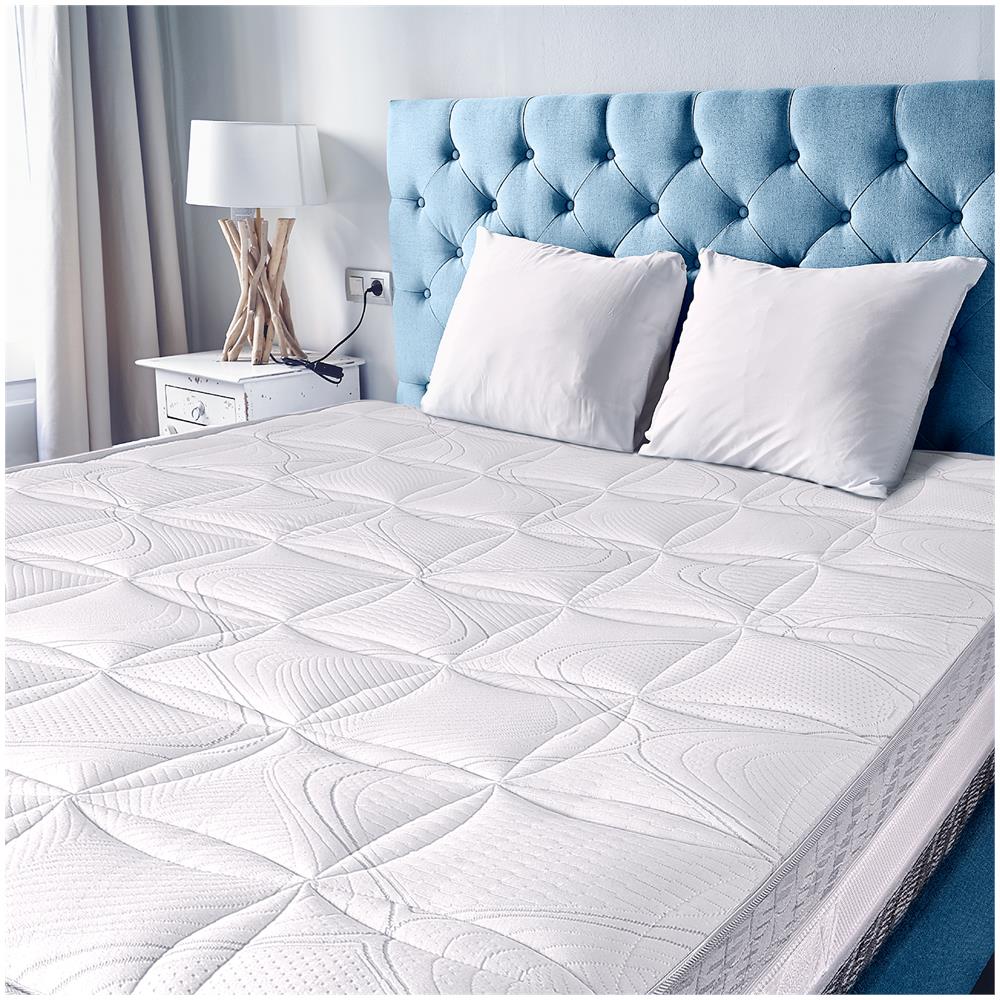 Materasso 120 X 190 Una Piazza E Mezza A Molle Insacchettate E Memory Foam 100% Made In Italy | 9 Zone Differenziate | 600 Molle | Altezza Reale 26 Cm | Ortopedico, Anallergico, Sfoderabile | - Foto 5