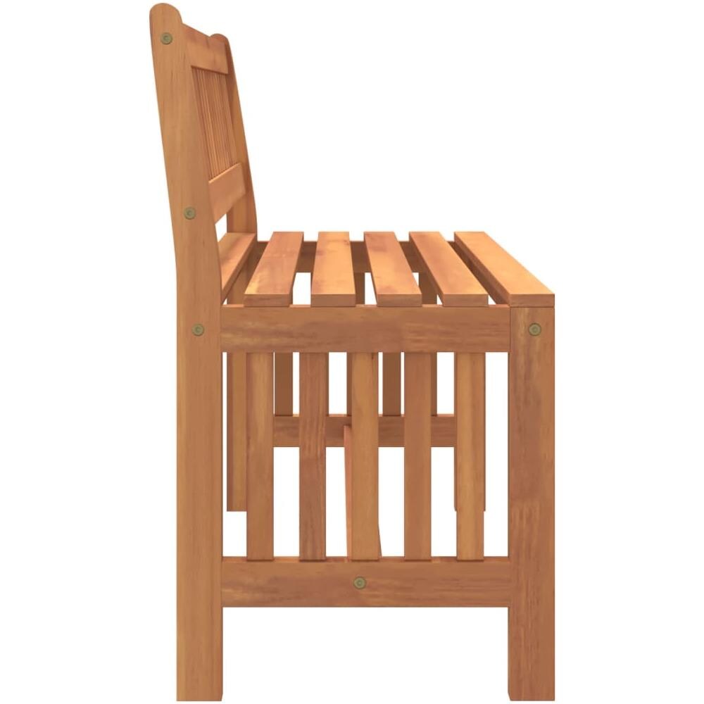 Panca da Giardino 110 cm Legno Massello di Eucalipto - Foto 1