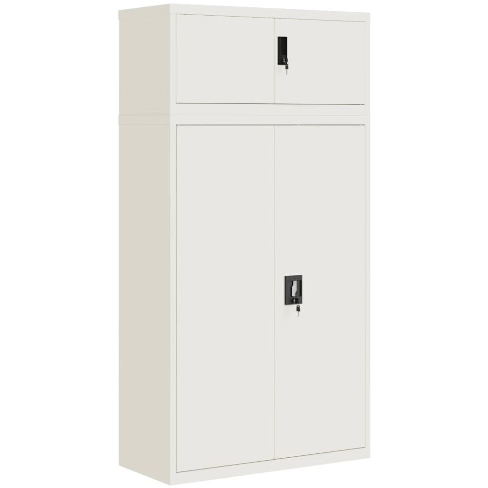 Armadio Classificatore Bianco 90x40x180 Cm In Acciaio - Foto 2