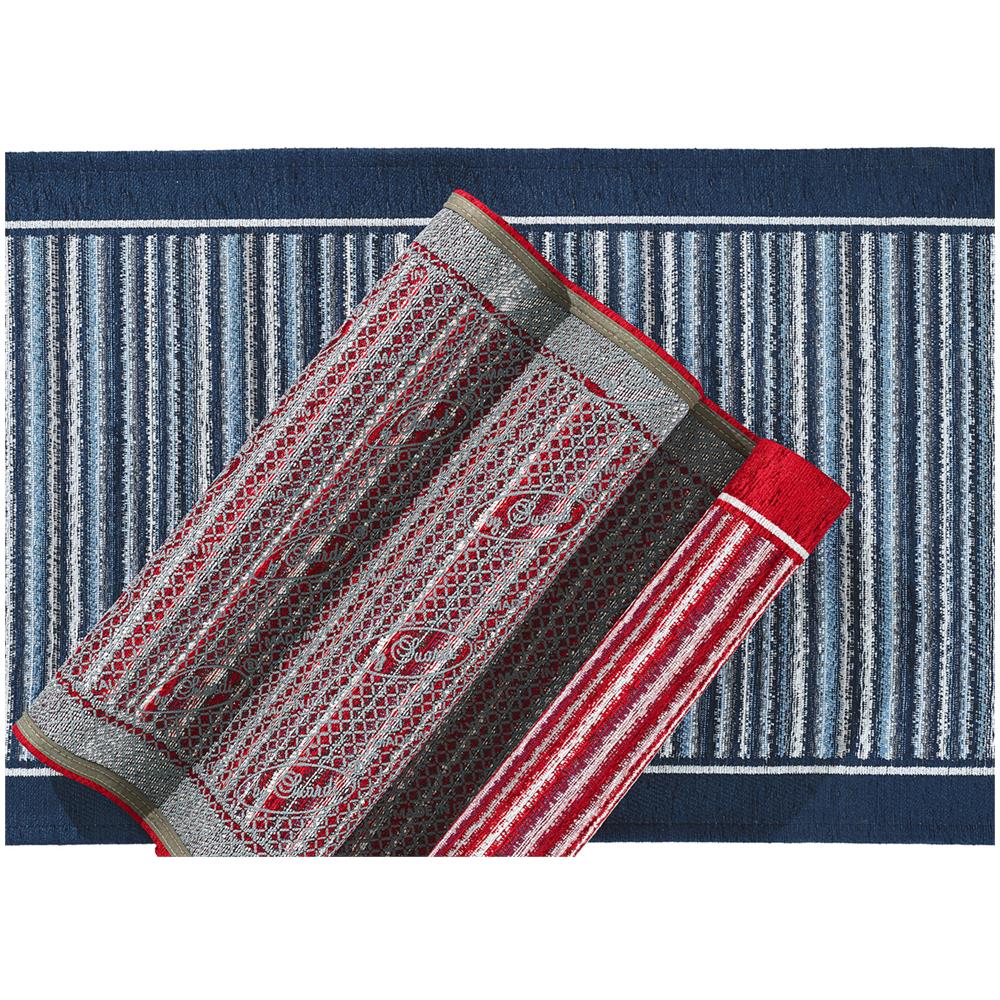 Tappeto Passatoia Cucina Corsia Retro Antiscivolo Disegno Shangai By Suardi 55x115 Nero - Foto 5