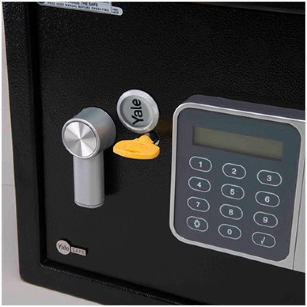 YLG / 200/DB2 cassaforte Cassaforte indipendente 24 L Acciaio Nero - Foto 6