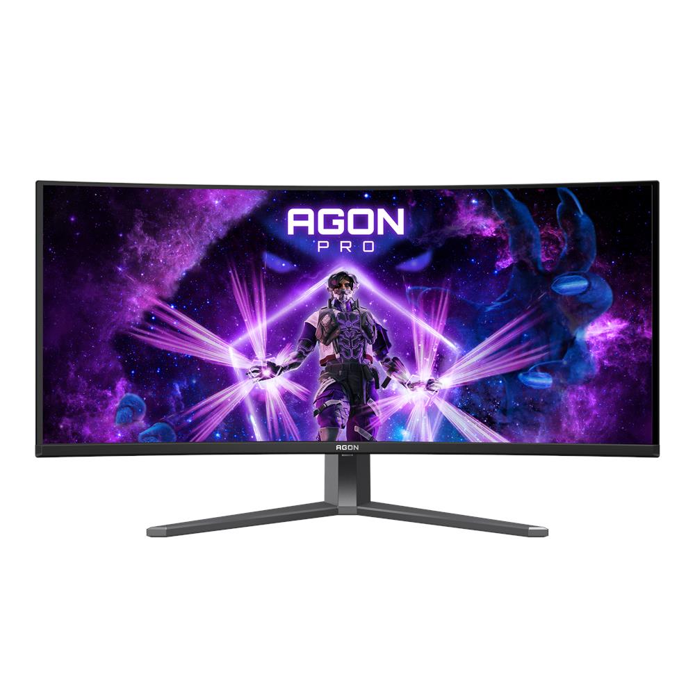 Agon PRO AG346UCD Monitor gaming curvo OLED WQHD da 34 pollici, 175 Hz, 0.03 ms, FreeSync Premium Pro, comp. G-Sync, HDR400 3440x1440, 2X HDMI, DisplayPort, Hub USB nero - Foto 2