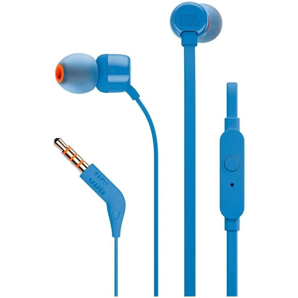 Auricolari T110 In-Ear con Microfono Colore Blu - Foto 1