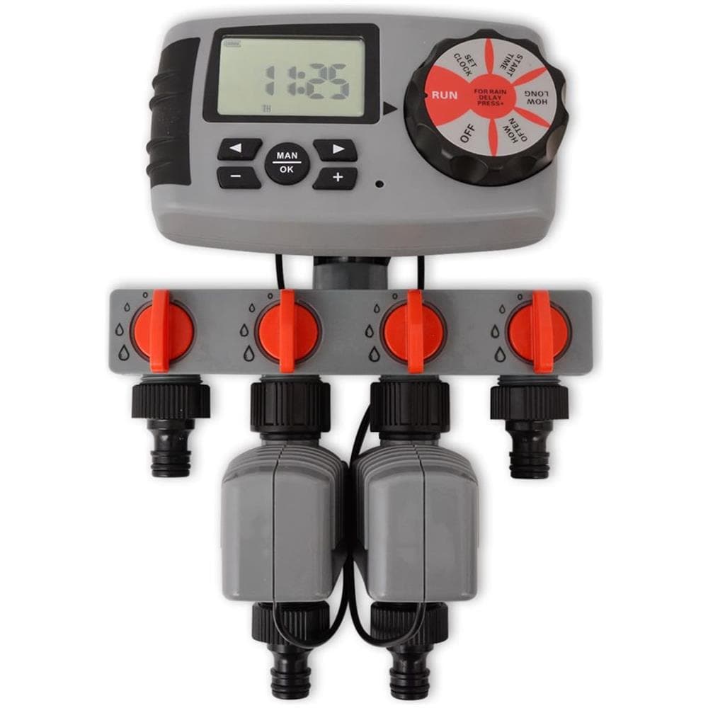 42352 Timer Automatico Di Irrigazione Con 4 Stazioni 3 V - Foto 2