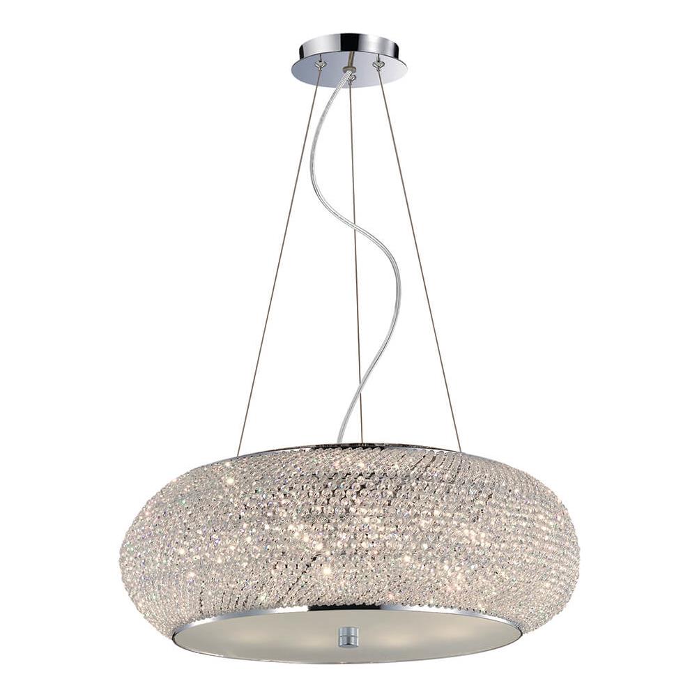 Lampada A Sospensione 10 X 40w E14 Ideal Lux Cromo - Foto 1