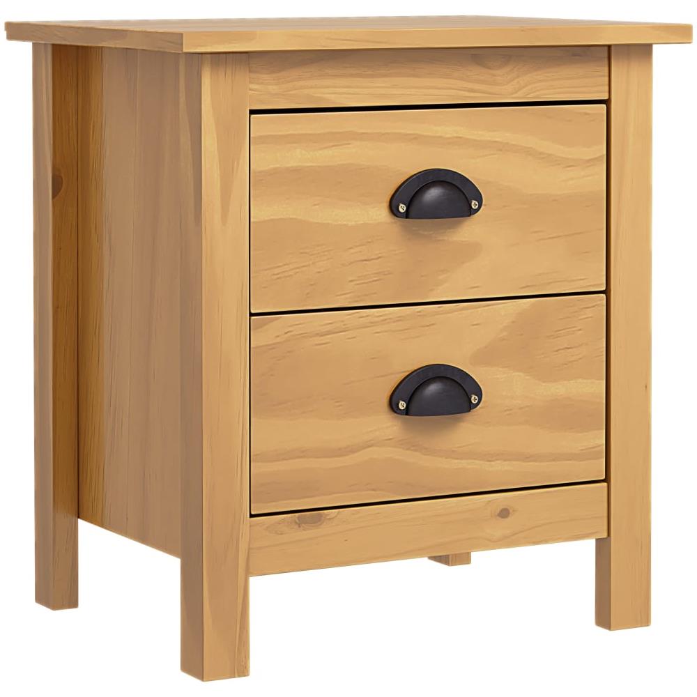 Comodino Hill 46x35x49,5 cm in Legno Massello di Pino - Foto 1