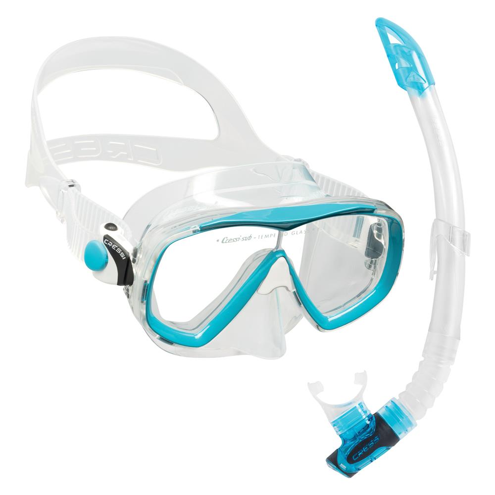 Kit Snorkeling Estrella E Gamma Trasparente Trasparente / acquamarina - Foto 1