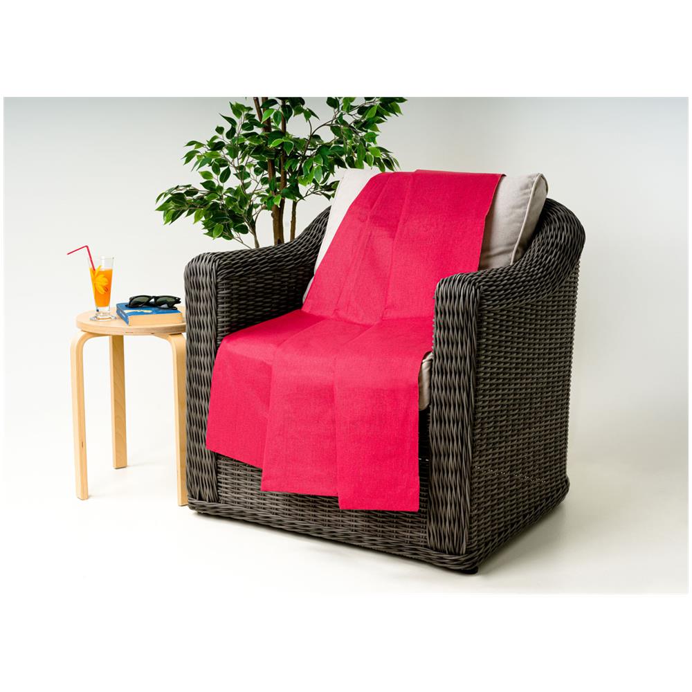 Telo Arredo Granfoulard Copritutto Cotone Made Italy Vari Disegni Arredatutto Copriletto Multiuso 1 Piazza Tinta Unita Bordeaux - Foto 1