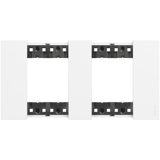 Simon 75620 Cornice 2 Moduli Bordeaux – Serie Simon 75, Per Meccanismi Elettrici, 80x159 Mm