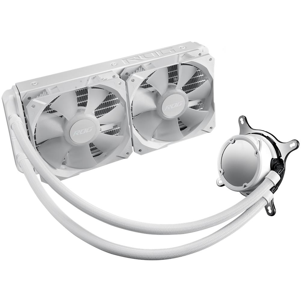Dissipatore CPU a Liquido ROG STRIX LC II 240 ARGB White Edition per SocketLGA 1150 (presa H3), LGA 1151 (presa H4), LGA 1155 (presa H2), LGA 1156 (presa H), LGA 1200 (presa H5), LGA 1700, LGA 2011 (presa R), LGA 2011-v3 (Presa R), LGA 2066, Presa AM4, Presa TR4 - Foto 8