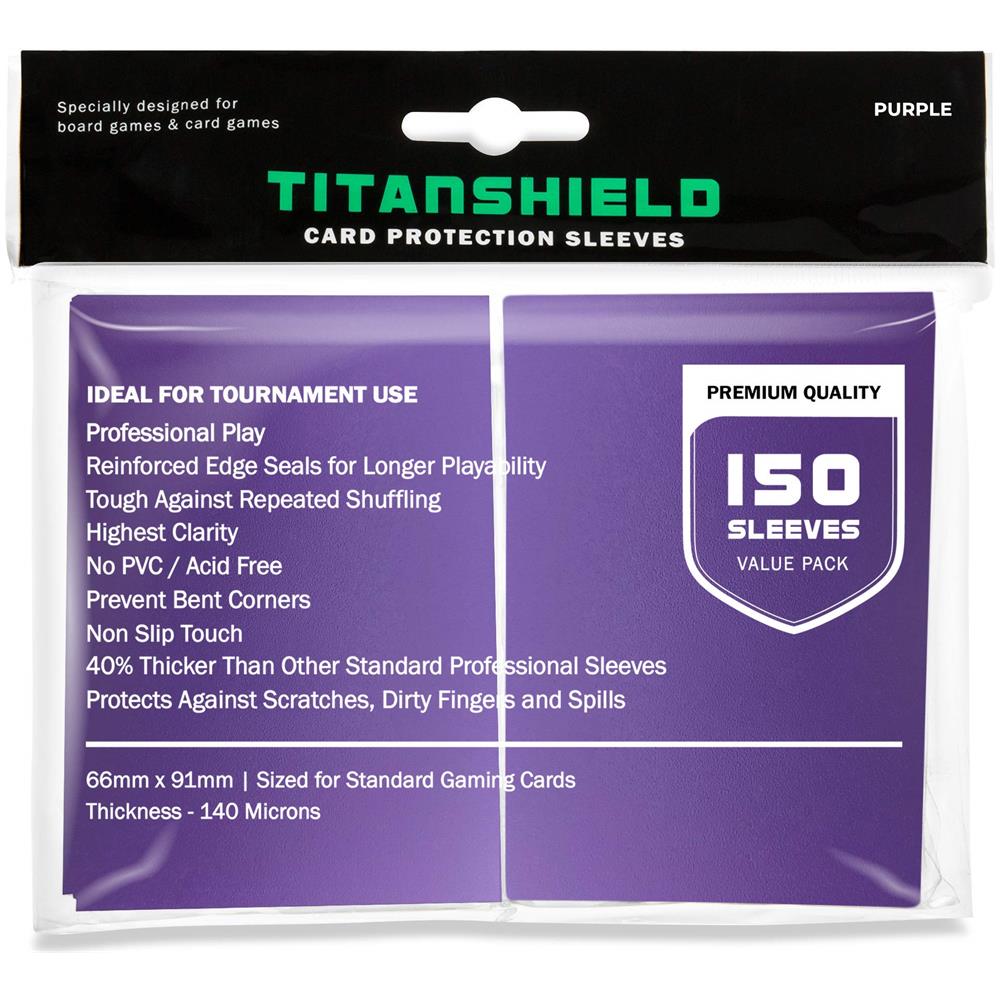 (150 Buste Viola Di Dimensioni Standard Per Giochi Da Tavolo, Buste Per Carte Collezionabili, Protezione Del Mazzo - Foto 1