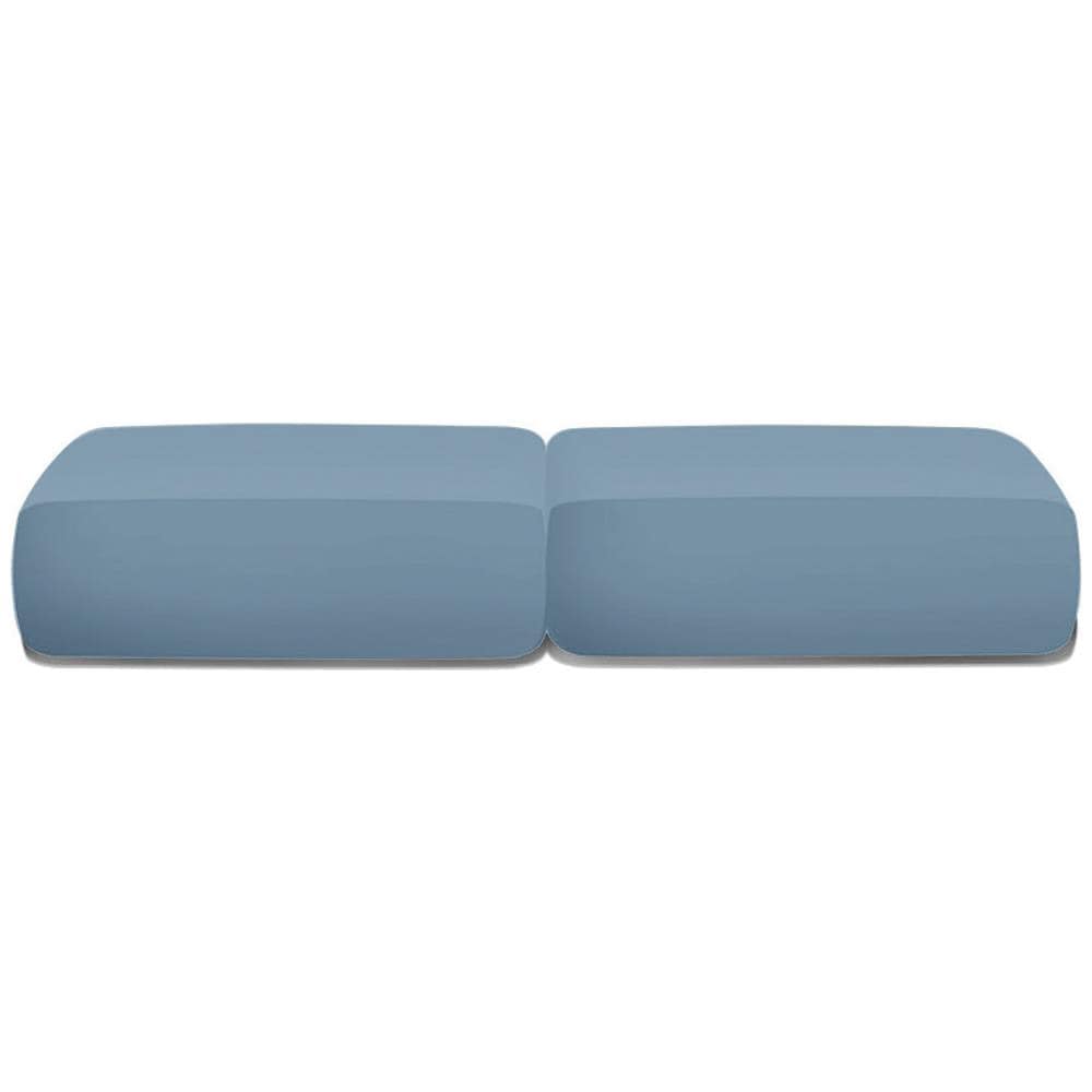 Copriseduta Per Divano Elasticizzato Antimacchia Genius In Tinta Unita Coppia 1 Posto Blu Sugar 2017 - Foto 1