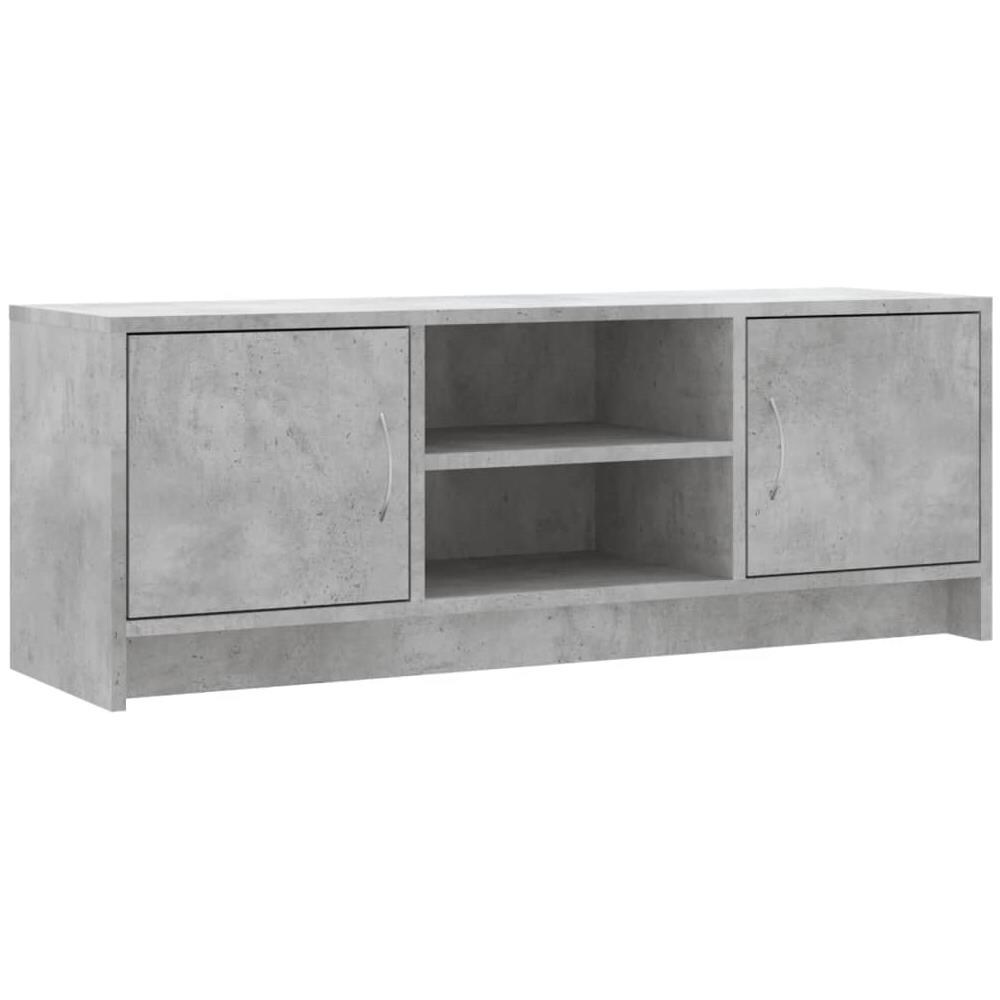Mobile Porta Tv Grigio Cemento 102x30x37,5 Cm Legno Multistrato - Foto 2