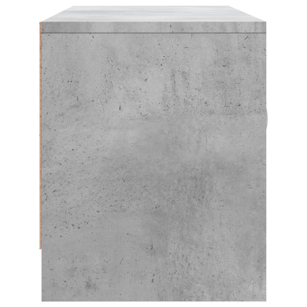 Mobile Porta Tv Grigio Cemento 102x30x37,5 Cm Legno Multistrato - Foto 7