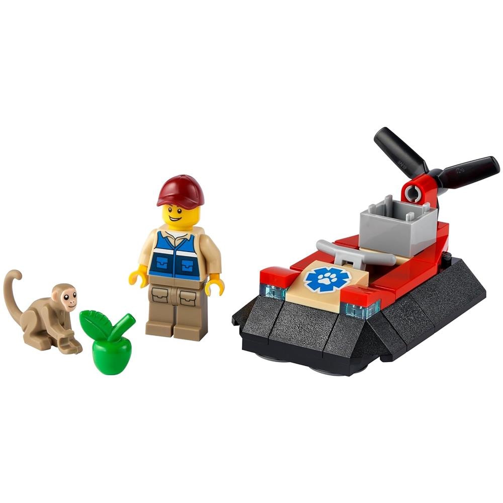 Set da Costruzione Wildlife Rescue Hovercraft Multicolore - Foto 2