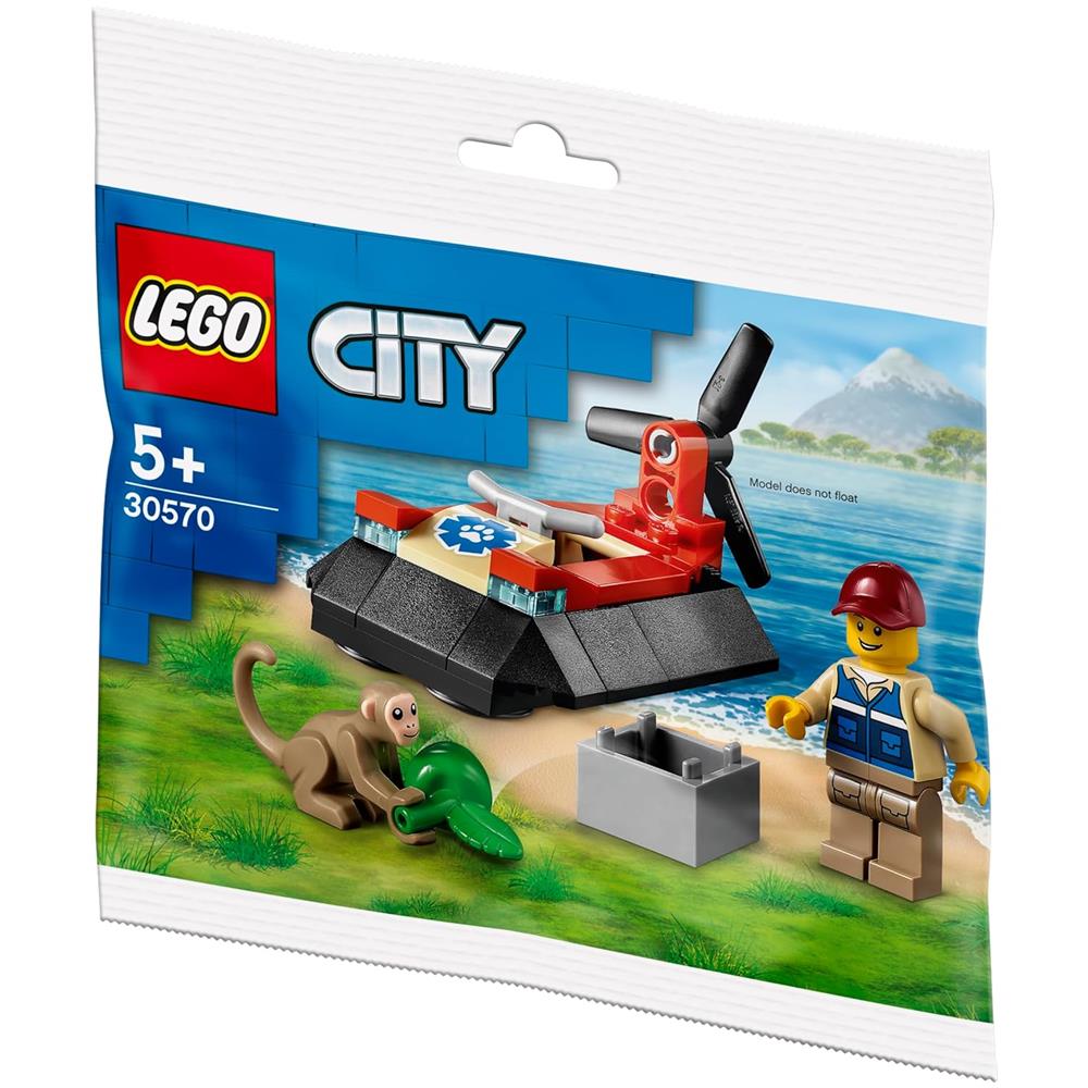 Set da Costruzione Wildlife Rescue Hovercraft Multicolore - Foto 1