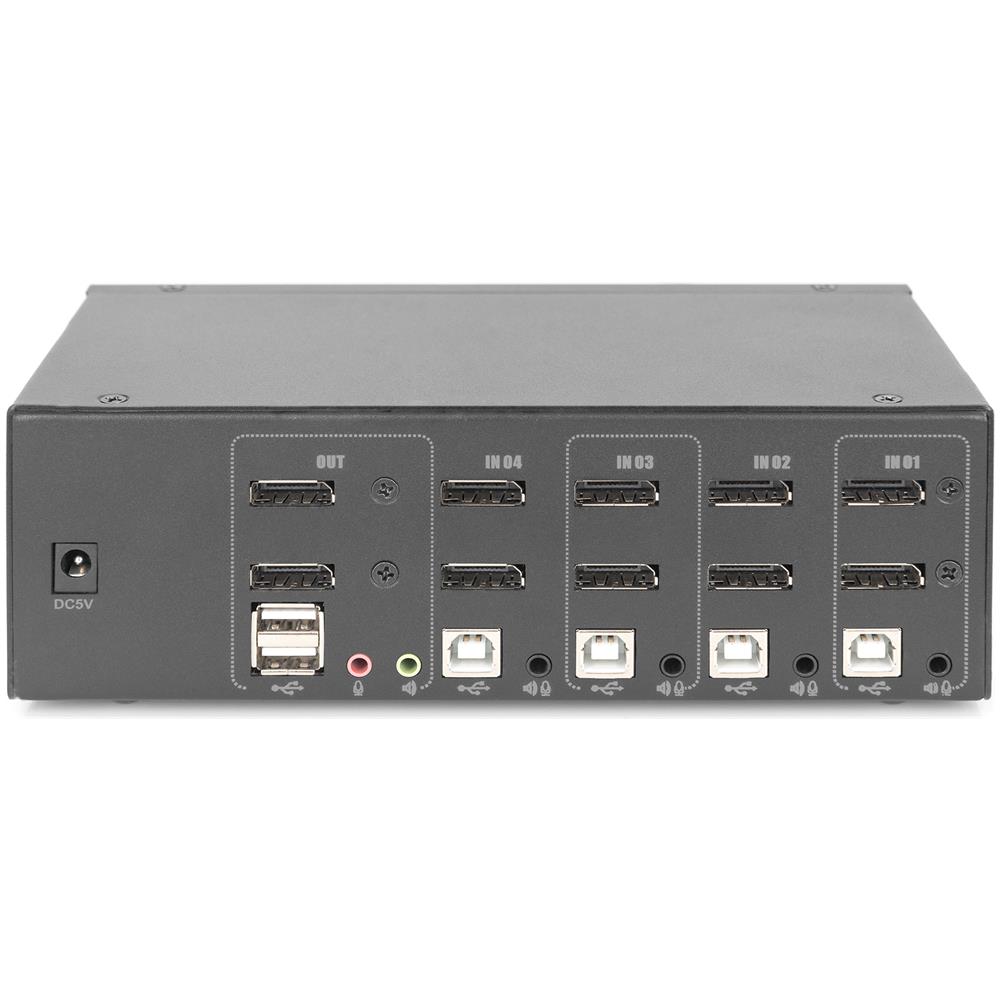 Switch KVM con 4 Porte Doppio Display 4K DisplayPor - Foto 4