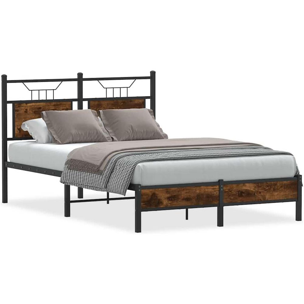 Giroletto senza Materasso Rovere Fumo 120x190 cm in Truciolato - Foto 1