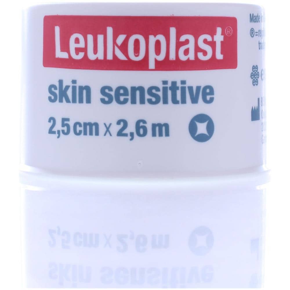 Leukoplast Skin Sensitive Cerotto su Rocchetto con Massa Adesiva in Silicone M2,6 X 2,5CM 1 Pezzo - Foto 1