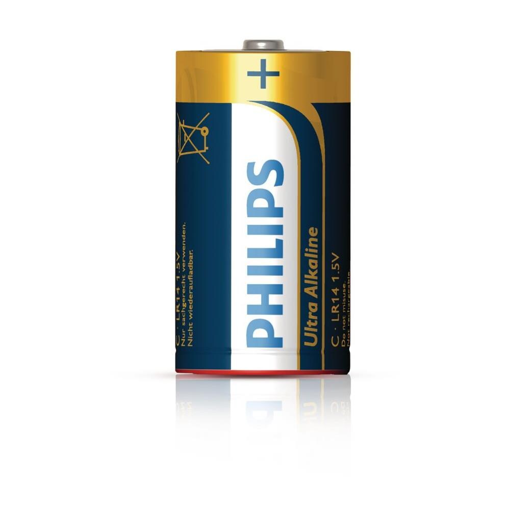 Batteria In Singola Conf (2pz Per Blister) , Ultra Alkaline, C / Lr14 Alcalina, 1,5 Volt - Foto 1