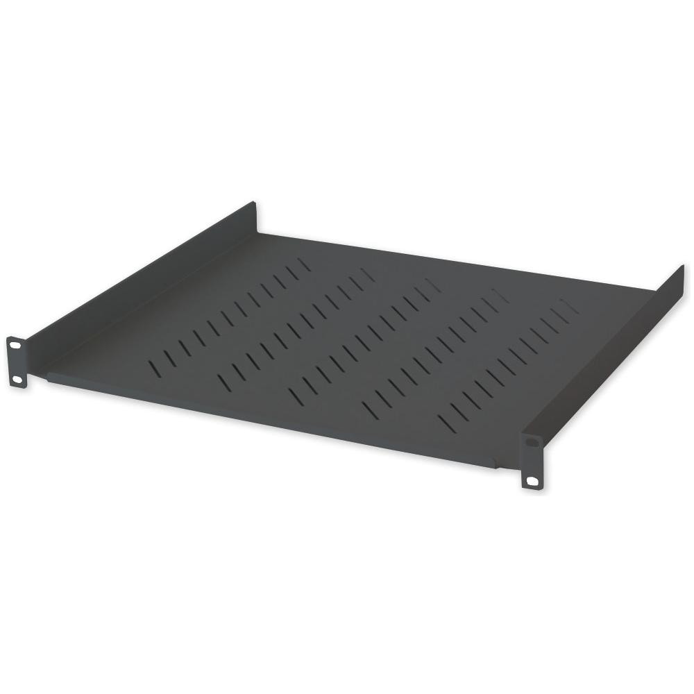 I-CASE TRAY-140BK - Mensola per Rack 19'' 400 mm 1U Nera 2 punti - Foto 1