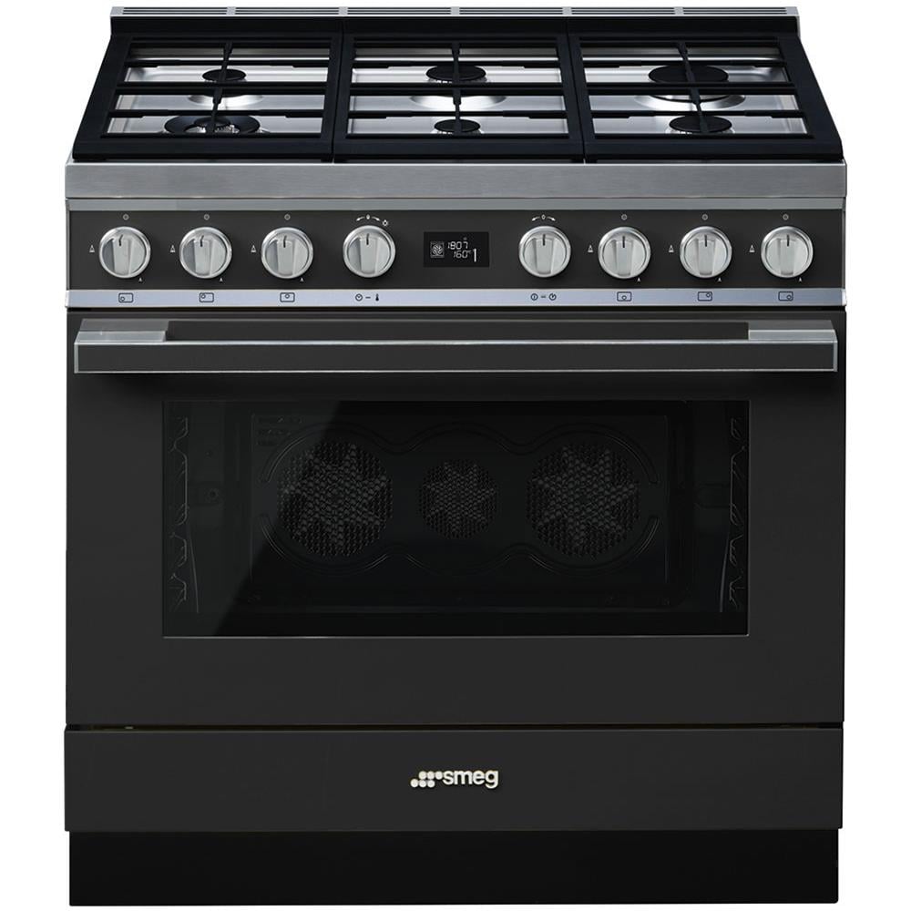 Cucina Elettrica CPF9GPAN 6 Fuochi a Gas Forno Elettrico Dimensione 90 x 60 cm Colore Antracite - Foto 6