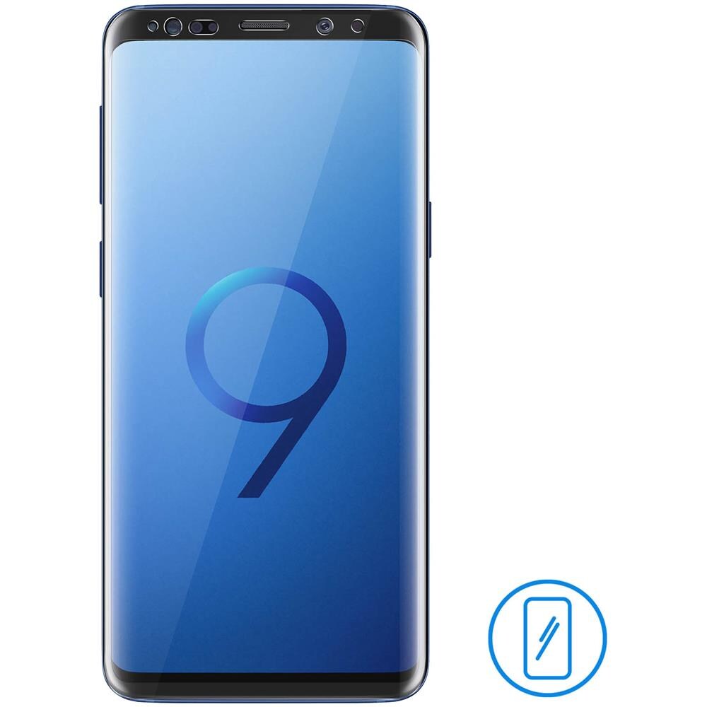 Pellicola Galaxy S9 Plus Vetro Temperato 9h Ricurvo 5d Full Cover Trasparente - Foto 2