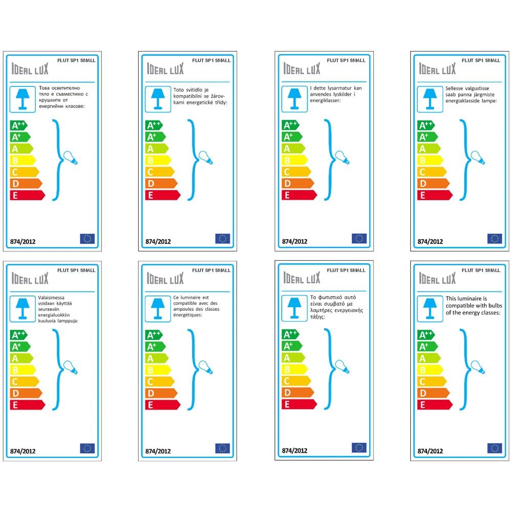 Lampada A Sospensione 40w E14 Ideal Lux Bianco - Foto 5