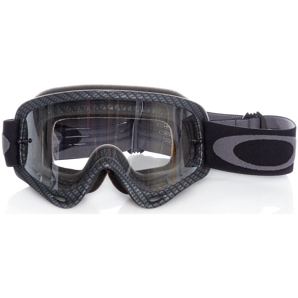 Maschera Mx O Frame Matte Carbon Fibre Clear (default, Nero) - Foto 1