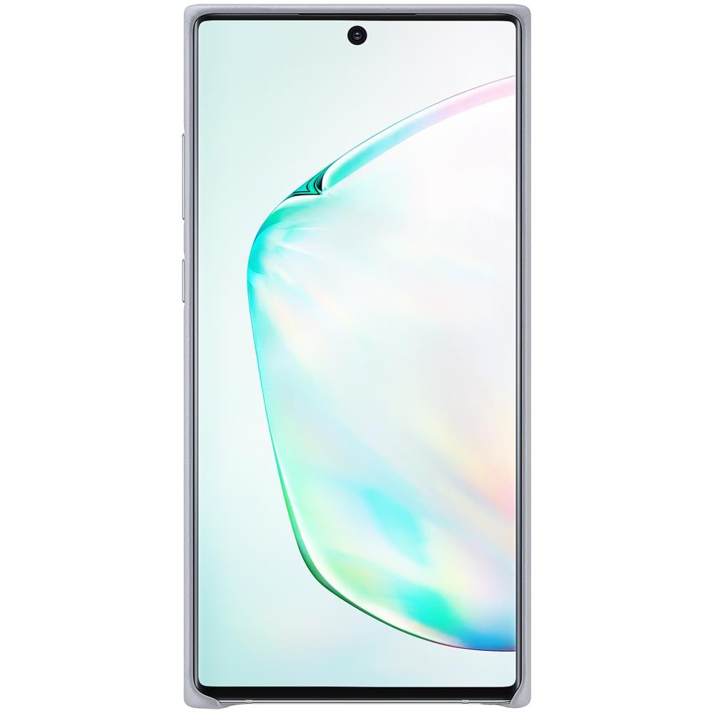 Leather Cover Gray Note 10 Plus - Foto 2