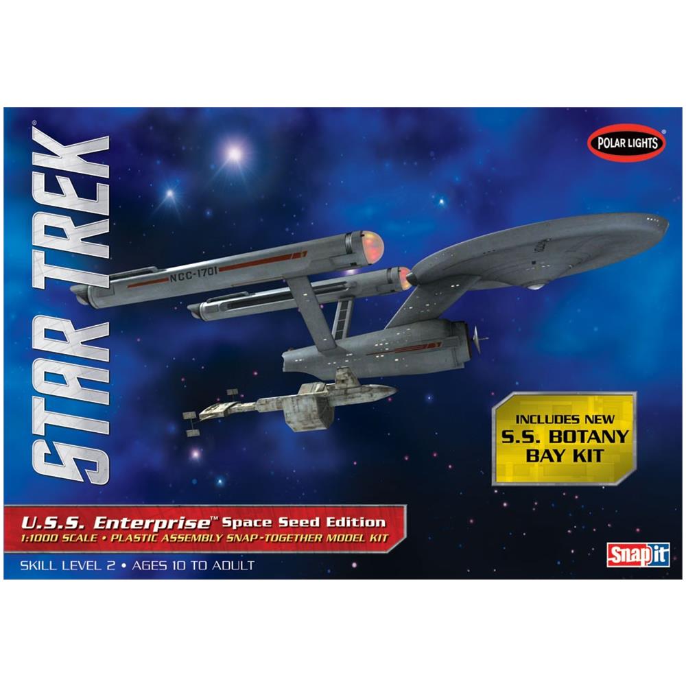 Polar Light 1/1000 Model Kit Star Trek U. s. s. Enterprise Space Seed Edition - Foto 1