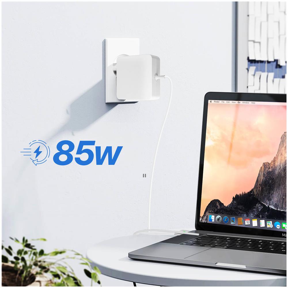 Caricabatterie Per Macbook Magsafe 2 Magnetico Carica Rapida 85w Indicatore Led - Foto 10